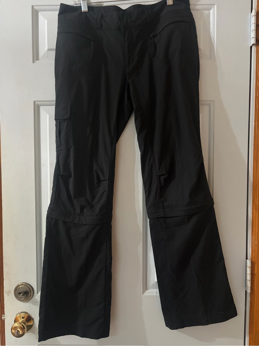REI Women’s Black Convertible Hiking Utility Pants UPF 50+ Size 10.